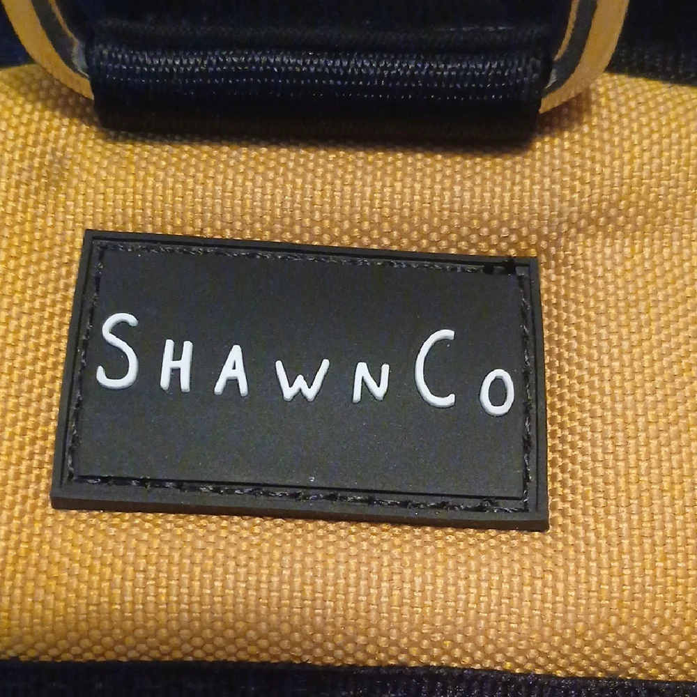 ShawnCo No-Pull Dog Harness Orange & Black Size Medium